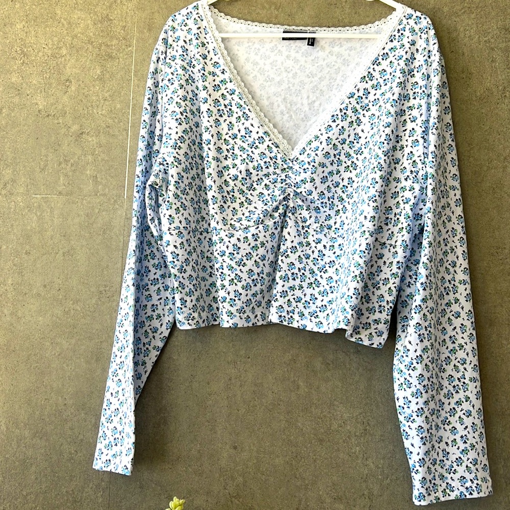 ASOS Curve Floral Top
